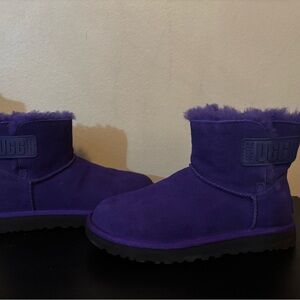 UGG Vibrant Purple Shearling Boots